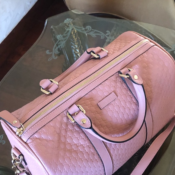 New Gucci embossed Signature Boston handbag - Picture 7 of 7